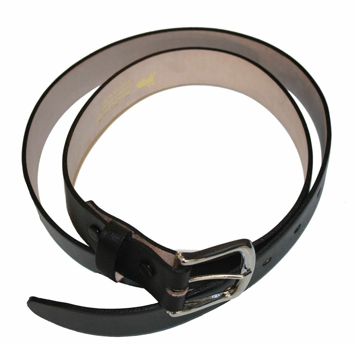 Genuine heavy duty cowhide solid leather belt handmade 1-3/4 