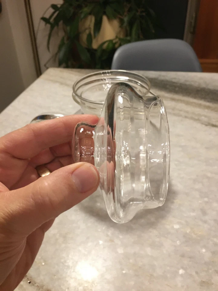 Tetera/tetera de vidrio transparente de calidad soplada a mano colador-tetera infusora incorporada Foto 4 de 4