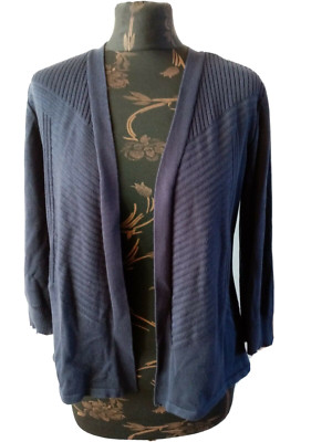 89TH +MADISON, Strickweste, Gr. S, blau, 3/4 Arm, gute Qualität, neuwertig!