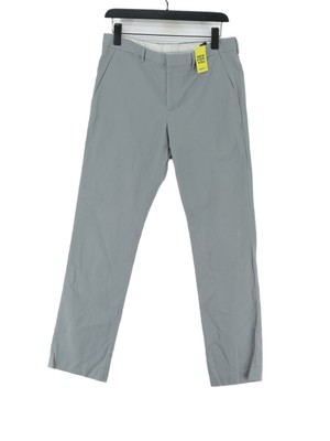 Vintage Express Damen Anzughose W 30 in Grau Baumwolle