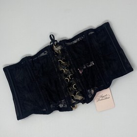 Agent Provocateur Essie Black Waspie AP4 Large NWT $195