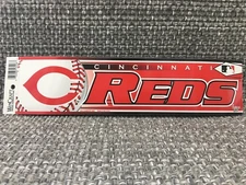 CINCINNATI REDS MLB BUMPER STICKER 3" x 12" WINCRAFT BASEBALL NEW
