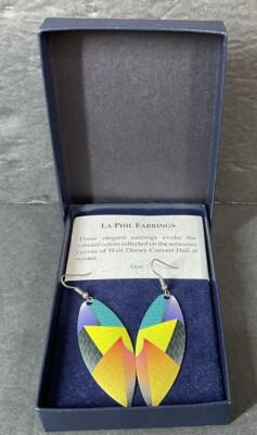 LA Philharmonic Geometric Style Earrings 