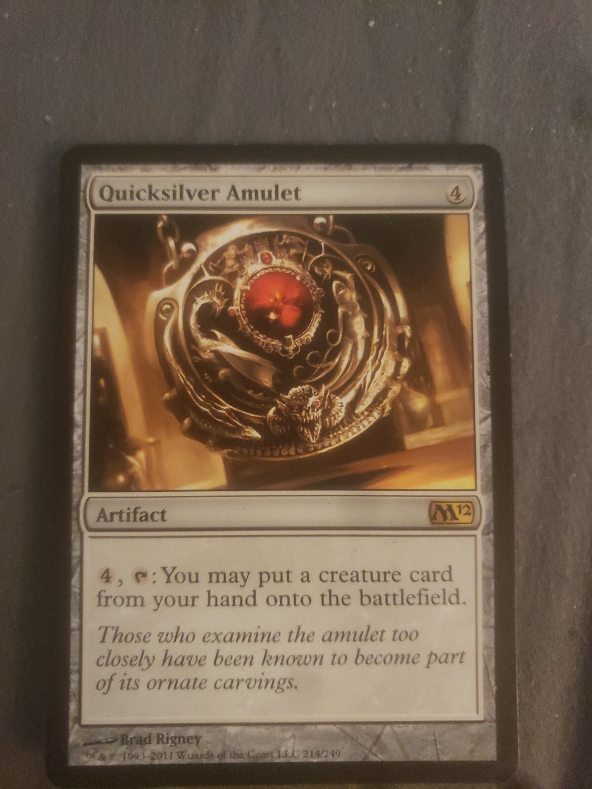 MTG Quicksilver Amulet Magic 2012 214/249 Regular Rare eBay