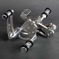 Polished 3/4" Bore Forward Controls For Harley Big Twin Shovelhead Low Rider FXS