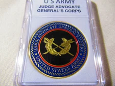 US ARMY (JAG) JUDGE ADVOCATE GENERAL'S CORPS Challenge Coin