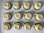 36 pc Royal Adams Ivory Titian Ware Della Robia hand painted cups saucers plates — photo 4
