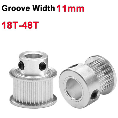 HTD 3M Timing Belt Pulley BF-Type 18-48T Bore 4mm-20mm For 11mm Wide Timing Belt