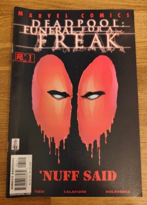 COMIC - Deadpool Funeral For A Freak No #1 Feb 2002 Marvel Tieri *MC#5*