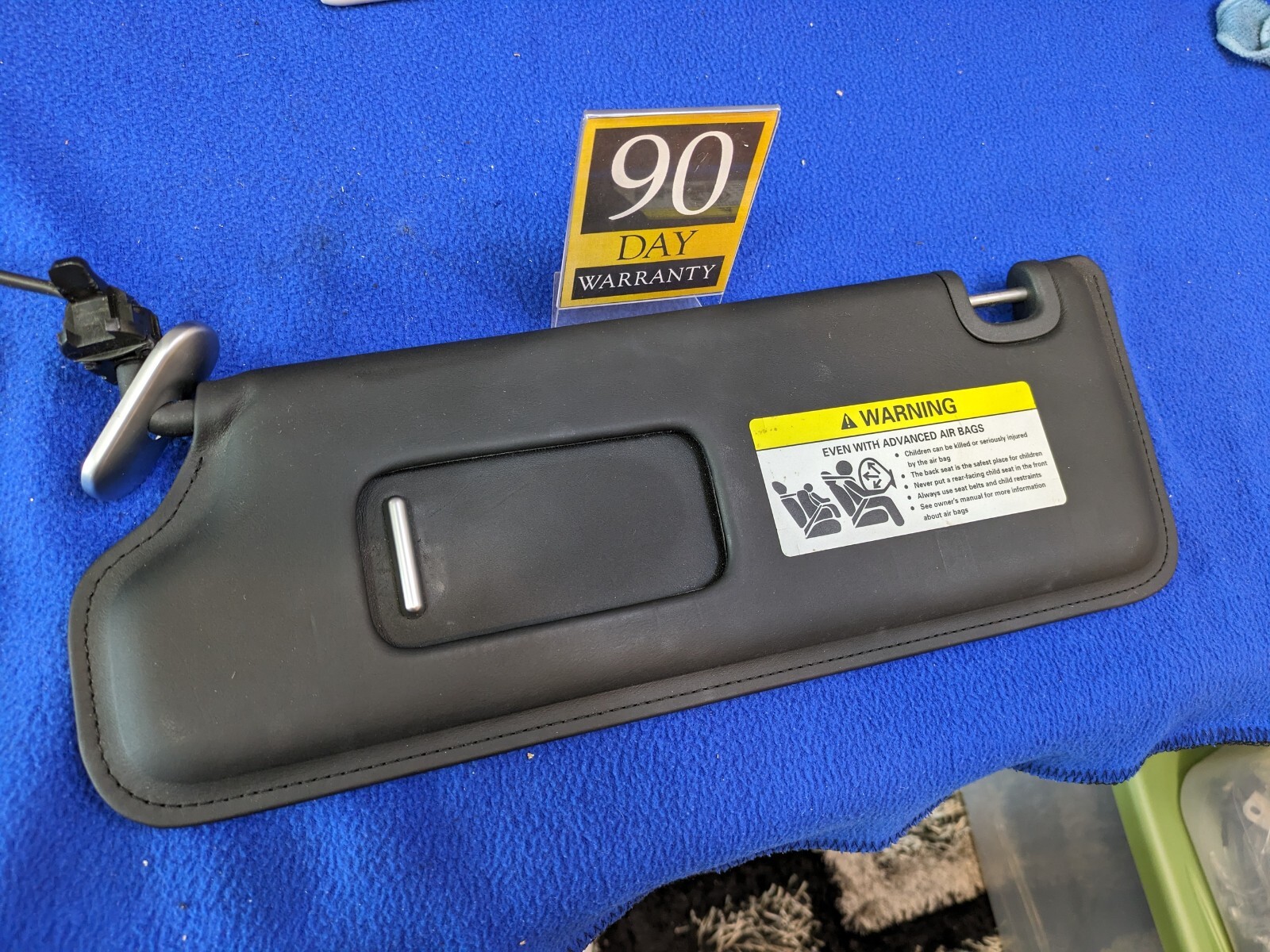 black Bentley Continental Flying Spur Left Side Sun Visor Shade Sunvisor OEM