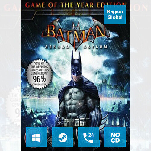 Batman: Arkham Asylum – Versão para PC's já está nas lojas