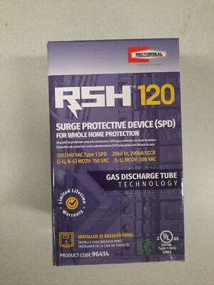 RECTORSEAL - RSH-120 SURGE PROTECTOR FOR WHOLE HOME PROTECTION - 96414