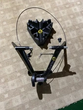 Cycleops Indoor Mag Bike Trainer  With Front Wheel Block.