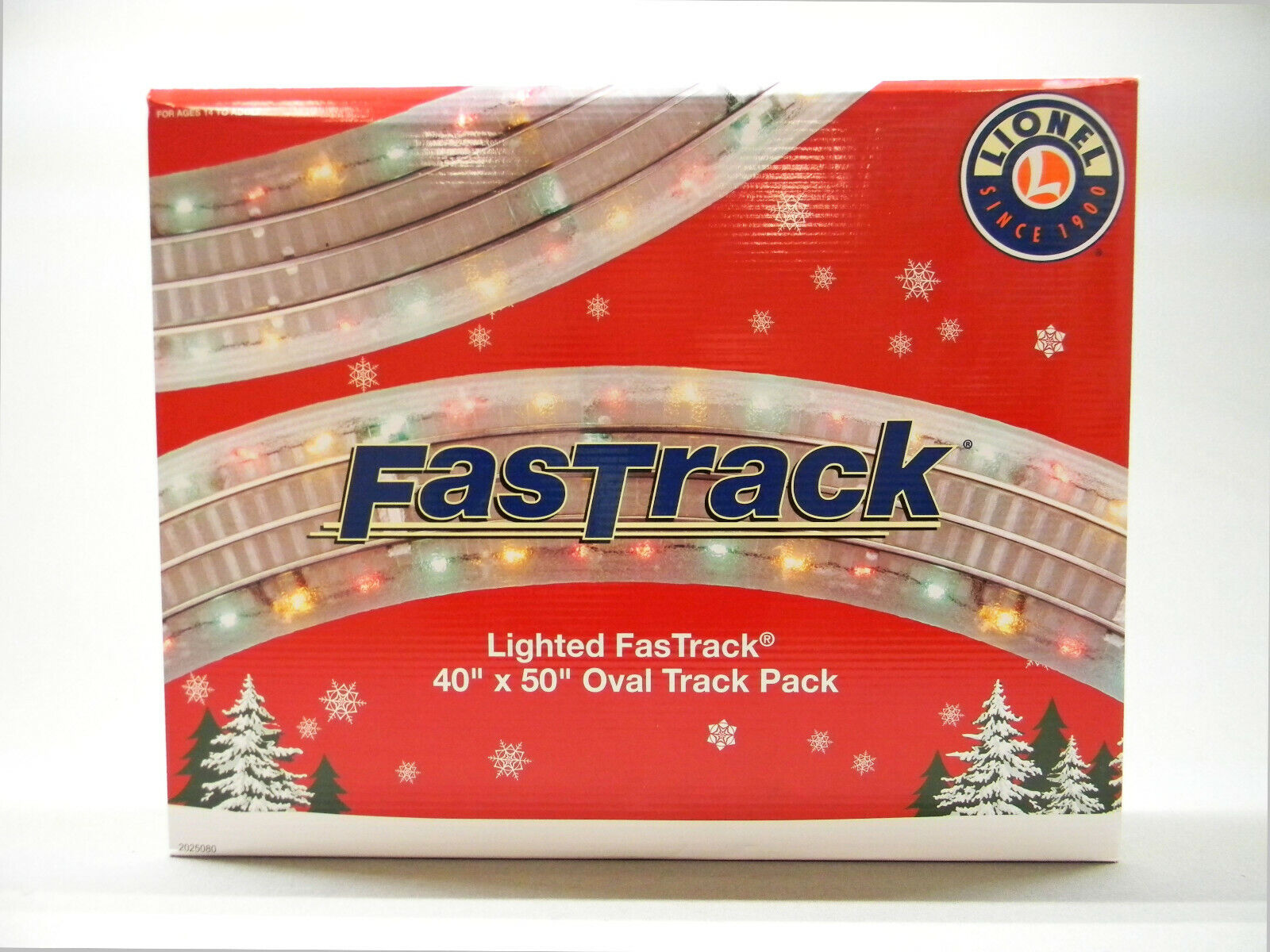 Lionel Lighted FasTrack Electric O Gauge Illuminated 40x50 Oval Track Pack
