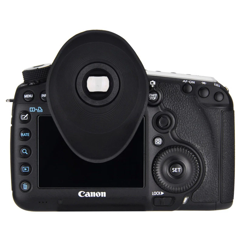 JJC Big Oval Soft Eyecup Eyepiece fr Canon EOS 7D II 5D IV 5DM3 1D/1Ds III 5DS R - Image 4 of 4