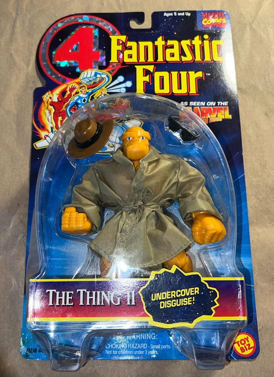 1995 FANTASTIC FOUR THE THING II UNDERCOVER DISGUISE FIGURE 1995 FANTASTIC FOUR THE THING II UNDERCOVER DISGUISE FIGURE