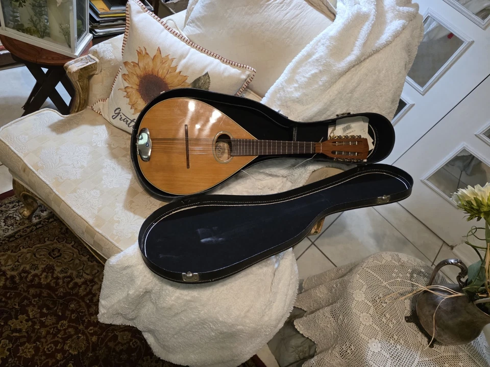 Italian Type Mandolin with Original Case - Image 2 of 4