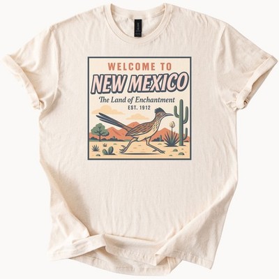 New Mexico Roadrunner Shirt Land of Enchantment Desert Graphic Tee