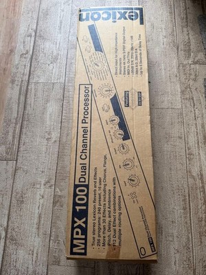 Lexicon MPX100 Dual Channel Multi Effects Processor Unused w/ Box