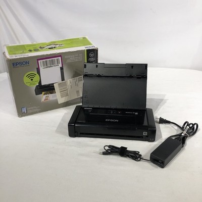Epson WorkForce WF-100 Wireless Wi-Fi Mobile Inkjet Printer Black, Genuine