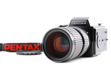  Near MINT   Pentax 645 Film Camera SMC A 80-160mm F4.5 Lens 120 From JAPAN