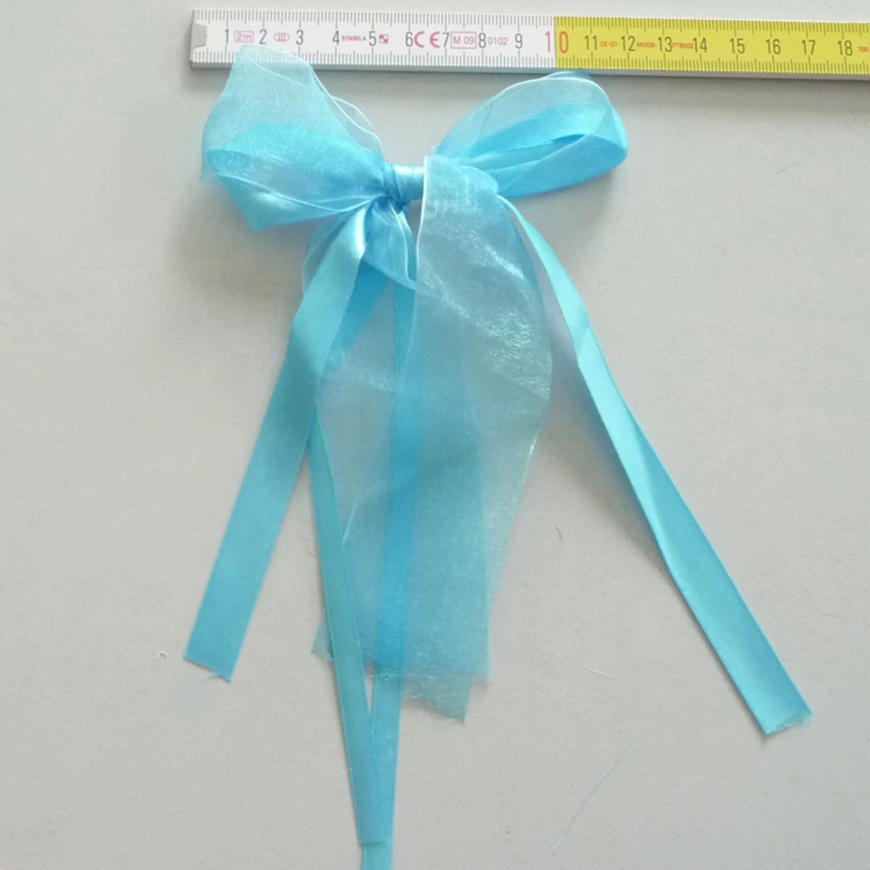 30 Fiocchi Antenna Fiocchi Auto Decorazioni Nuziali Chiesa Molti Colori - Immagine 2 di 4