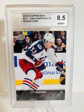 2015-16 Upper Deck #217 Josh Anderson YG RC Young Guns Canadiens ACA Graded 8.5