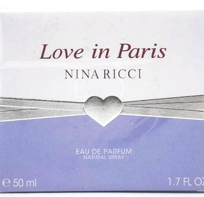 NINA RICCI LOVE IN PARIS EAU DE PARFUM SPRAY WOMEN 1.7 Oz / 50 ml DISCONTINUED!