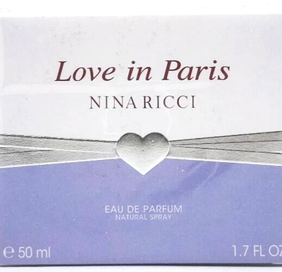 NINA RICCI LOVE IN PARIS EAU DE PARFUM SPRAY WOMEN 1.7 Oz / 50 ml