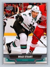 2013 Upper Deck #263 Brad Stuart San Jose Sharks