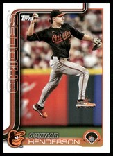 2025 Topps Stars of the American League Gunnar Henderson #AL-5 Baltimore Orioles