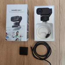 Insta360 - Link 2 (Gimbal) - AI-Powered 4K webcam - Black-99%NEW