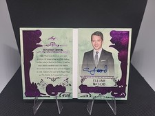 Elijah Wood 2024 Autograph Card History Book Purple 3/10 Lord Of The Rings