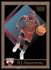 1990-91 SkyBox B.J. Armstrong Rookie Chicago Bulls #37