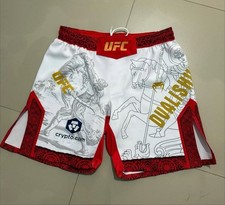 Venum UFC Style MMA Fight Shorts Red White Dualist Training Gym