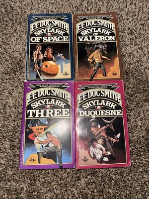 E.E. Doc Smith Skylark Series Paperback Lot Vintage Sci Fi Space Opera Books