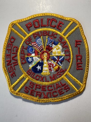 Biloxi Mississippi Public Safety Patch ~ Police / Fire / Civil Defense