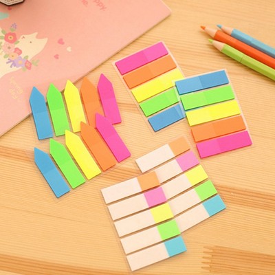 Full Color Adhesive Index Category Sticker Label Note Bookmark Divide HOT