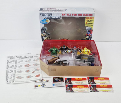 Transformers Bot Shots Battle For The Matrix Battle Spiel - Optimus Prime vs Mega