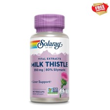 Milk Thistle Seed Extract 350 mg Guaranteed to Contain 80 Silymarin, Traditi...