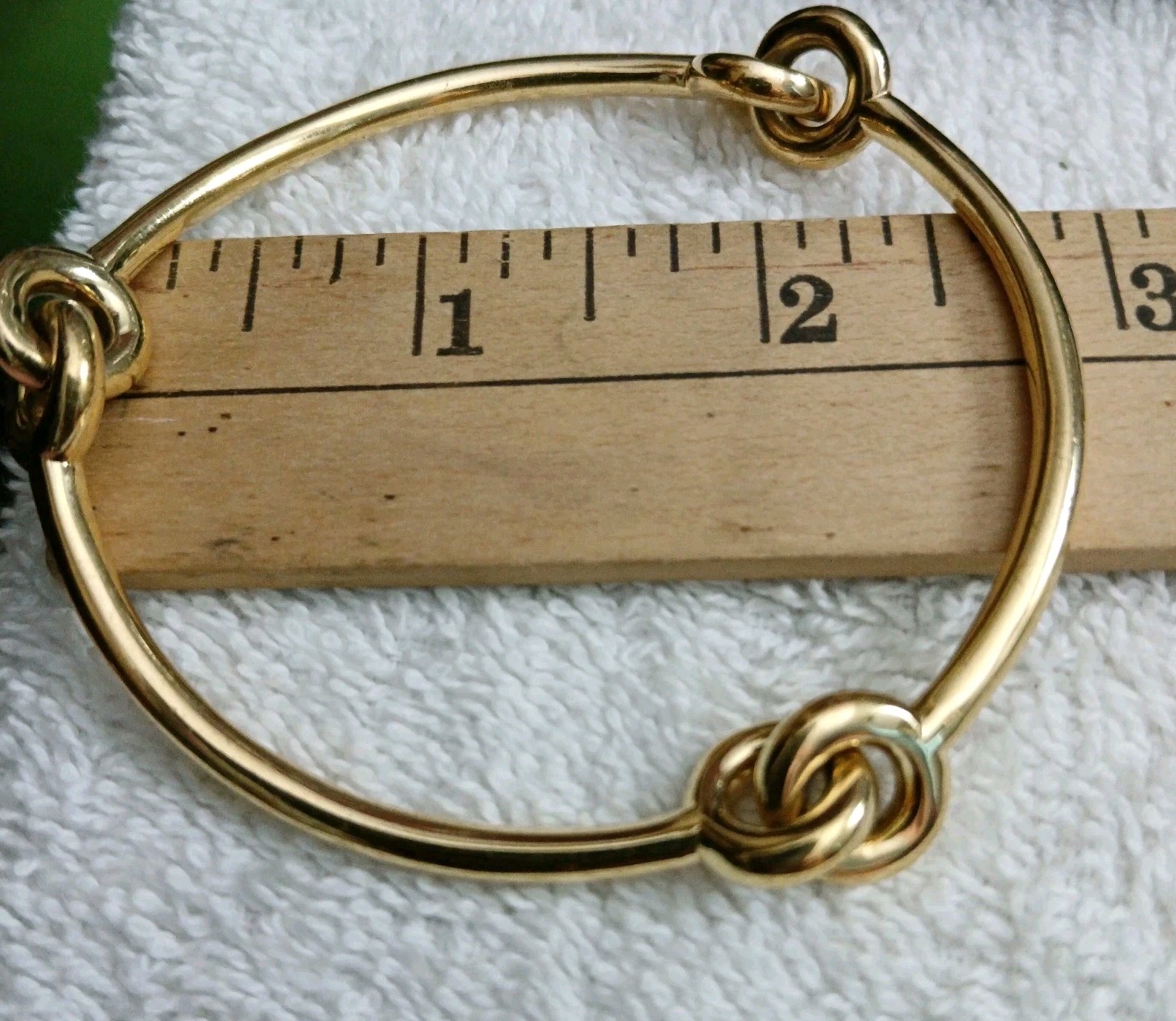 Triple Interlocking Snaffle Link Bracelet Goldton… - image 7