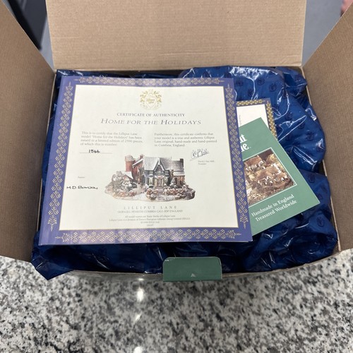 Liliput Gasse Weihnachten "Home for the Holidays" 519 Limited Ed #1544/2596 Xmas - Bild 22 von 22