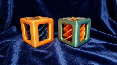 Ultimate Cube Fidget Wirbel - Der umwerfende Korkenzieher Würfel Puzzle