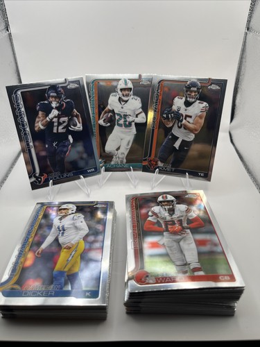 2025 Topps Chrome NFL Football BASE SINGLE - COMPLETE UR SET You Pick #1-400 RCs