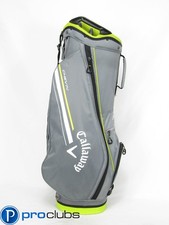 CALLAWAY GOLF CHEV 14 GRAY / YELLOW CART BAG 468153
