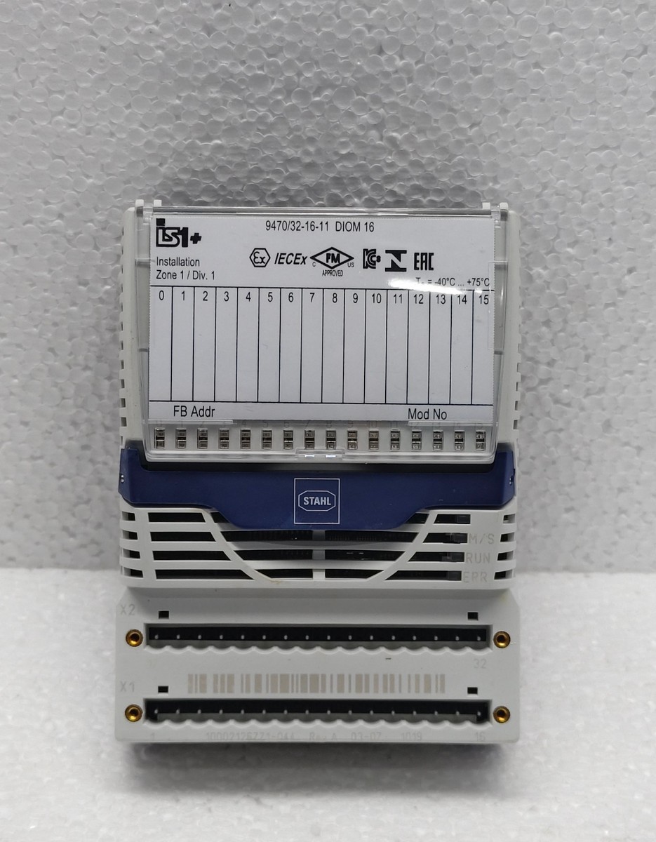 イトウテルミー　a3box STAHL REMOTE I/O IS1+ DIGITAL MODULE MODEL: 9470/32-16-11 (DIOM 16