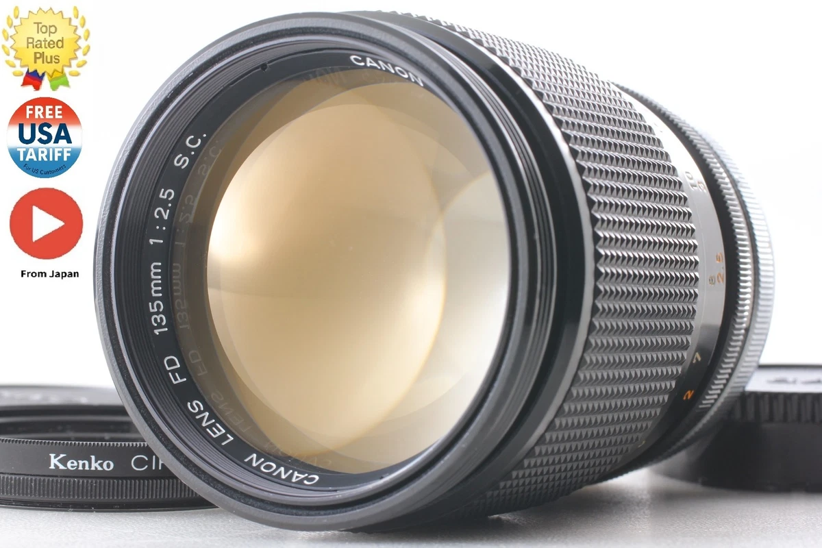 Canon FD Camera Lenses 135mm Focal f/2.5 Maximum Aperture for sale