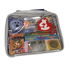 TY Beanie Baby Clubby II Bear Coin With Platinum Edition Club Kit Sealed NEW