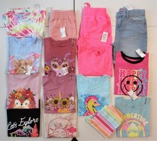 ALL NWT GIRLS SZ 7/8 8 CLOTHES LOT SUMMER OUTFITS SHORTS,S/S TOPS,LEGGING,DRESS