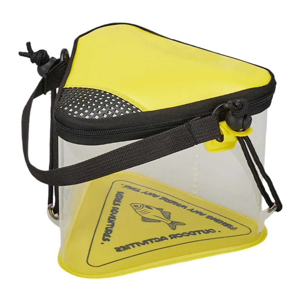 Live Bait Bucket Folding Live Fish Lure Bucket With Aeration Hole Portable  - image 4 of 4